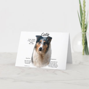 Cartes Pour Fêtes Annuelles Collie (merle lisse)
