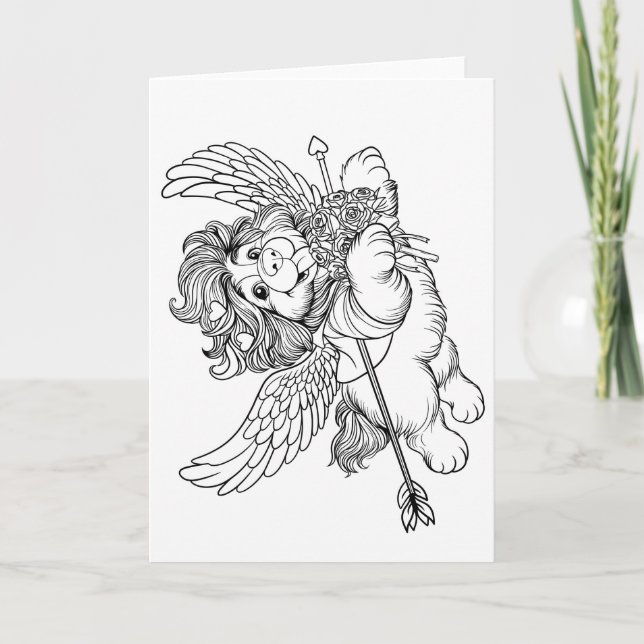 Cartes Pour Fêtes Annuelles COLOR YOURSELF Valentine (Devant)