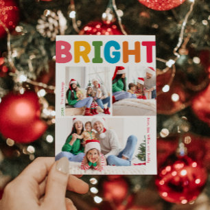 Cartes Pour Fêtes Annuelles Coloré Année Lumineuse En Revue Verticale 3 Photo