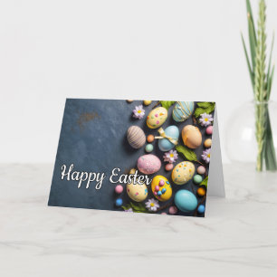 Cartes Pour Fêtes Annuelles Coloré Elégant Festif Pâques Collage