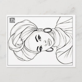 Cartes Pour Fêtes Annuelles Colouring Post Card | SAHARA