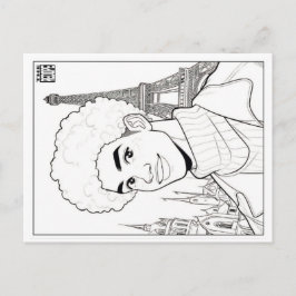 Cartes Pour Fêtes Annuelles Colouring Post Card | Spring 18