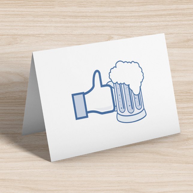 Cartes Pour Fêtes Annuelles Comme la bière (Créateur téléchargé)