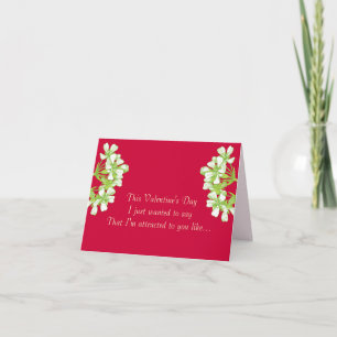 Cartes Pour Fêtes Annuelles Comme une mouche à un attrape-mouche de Vénus