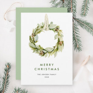 Cartes Pour Fêtes Annuelles Composition élégante de l'arbre de Noël de Bohême