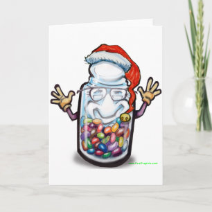 Cartes Pour Fêtes Annuelles Compteurs de haricots Noël