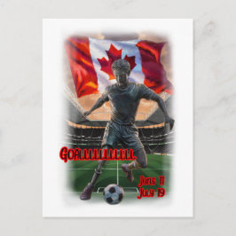Cartes Pour Fêtes Annuelles Conception Colorée sur une Célébration de Football