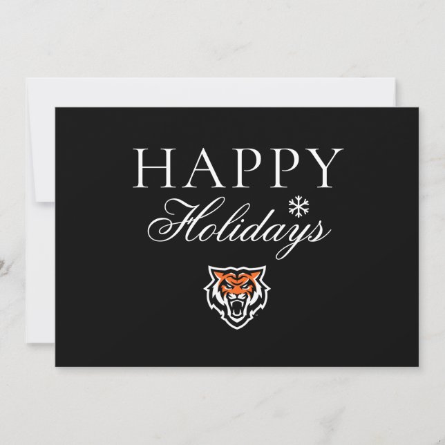 Cartes Pour Fêtes Annuelles Conception de l'esprit des Bengals de l'Université (Devant)