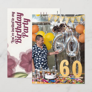 Cartes Pour Fêtes Annuelles Conception de t-shirt pour 60e anniversaire 2026
