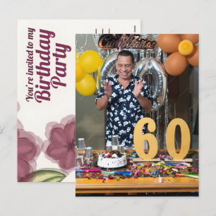 Cartes Pour Fêtes Annuelles conception de t-shirt pour 60e anniversaire 2026