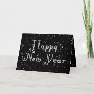 Cartes Pour Fêtes Annuelles Conception de texte Bonne Année