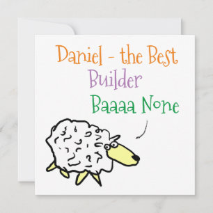 Cartes Pour Fêtes Annuelles Conception des moutons pour un constructeur