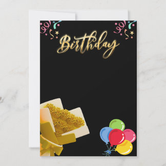 Cartes Pour Fêtes Annuelles Conception d'invitation de fête d'anniversaire col