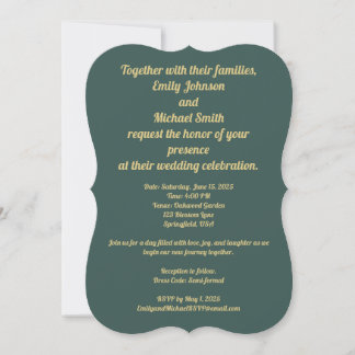 Cartes Pour Fêtes Annuelles Conception élégante d'invitation à l'ensemencement