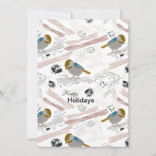 Cartes Pour Fêtes Annuelles Conception Motif de poulet sucré et mignon