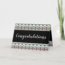 Conception Motif Sur Noir