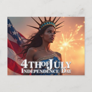 Cartes Pour Fêtes Annuelles Conception splendide du 4 juillet - Feux d'artific