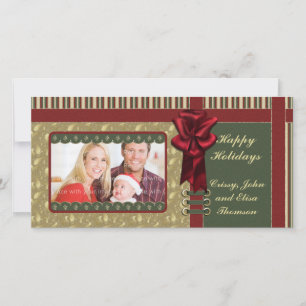 Cartes Pour Fêtes Annuelles Conception traditionnelle de Noël