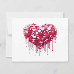 Cartes Pour Fêtes Annuelles Conceptions de cœur de la Saint-Valentin Peinture