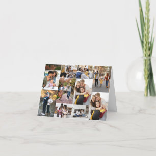 Cartes Pour Fêtes Annuelles Concevez Votre Propre Collage de 10 Photos