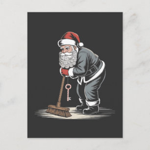 Cartes Pour Fêtes Annuelles Concierge Claus Père Noël Noël Gardien de Noël