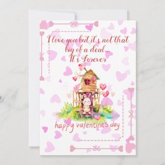 Cartes Pour Fêtes Annuelles conejito enamorado Saludo san Valentin