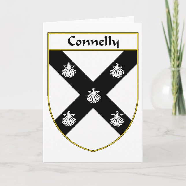 Cartes Pour Fêtes Annuelles Connelly Coat of Arms (Devant)