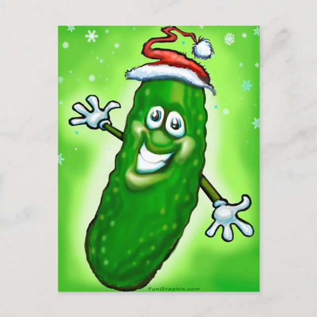 Cartes Pour Fêtes Annuelles Conserves au vinaigre de Noël (Devant)