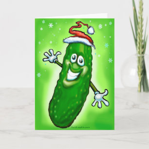 Cartes Pour Fêtes Annuelles Conserves au vinaigre de Noël