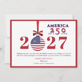 Cartes Pour Fêtes Annuelles Constitution américaine "Nous, le peuple" Amérique