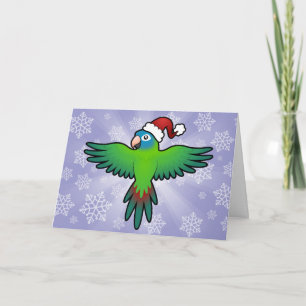 Cartes Pour Fêtes Annuelles Conure de Noël / Lorikeet / Parrot