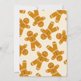 Cartes Pour Fêtes Annuelles Cookies au pain d'épices sur crème 