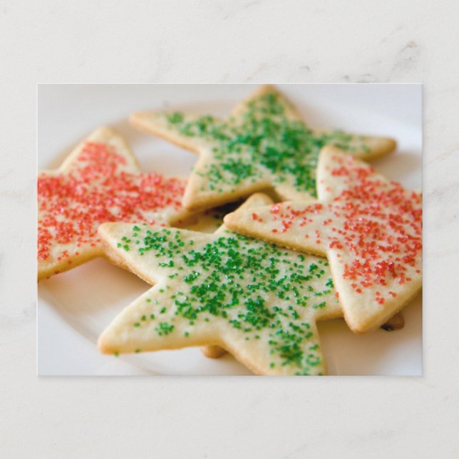Cartes Pour Fêtes Annuelles Cookies de Noël (Devant)