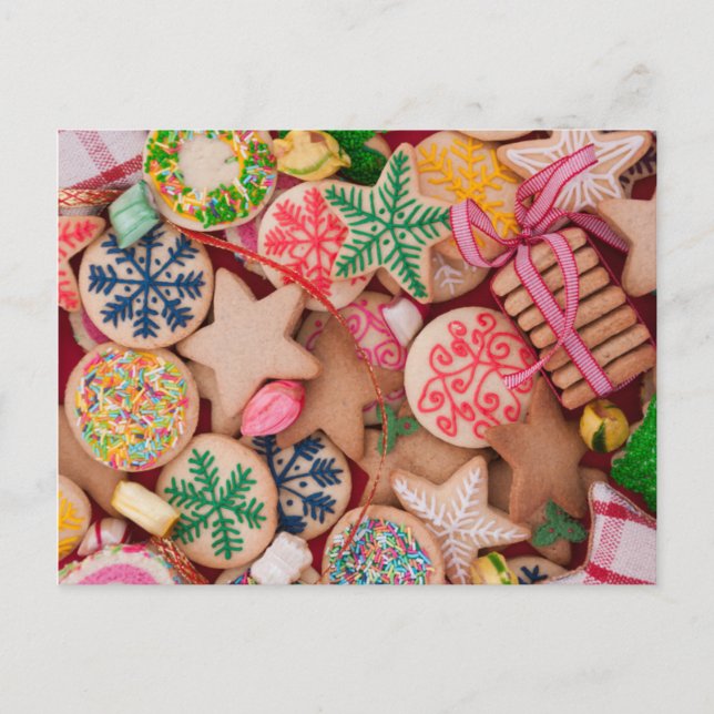 Cartes Pour Fêtes Annuelles Cookies de Noël (Devant)