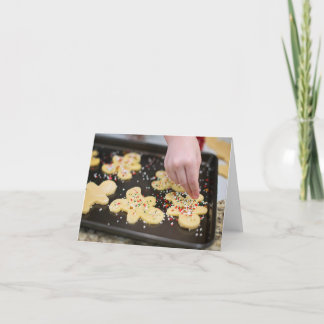 Cartes Pour Fêtes Annuelles Cookies de Noël de vacances