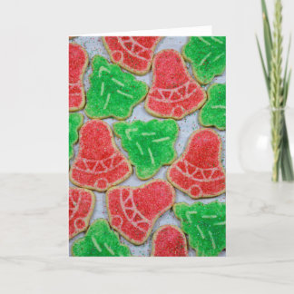 Cartes Pour Fêtes Annuelles Cookies de Noël rouges et verts