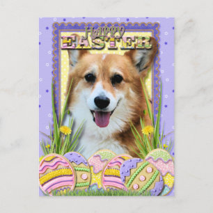 Cartes Pour Fêtes Annuelles Cookies d'oeufs de Pâques - Corgi