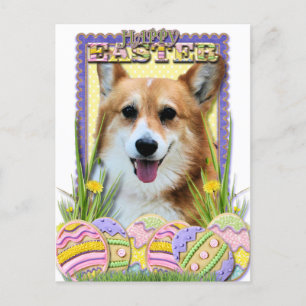 Cartes Pour Fêtes Annuelles Cookies d'oeufs de Pâques - Corgi