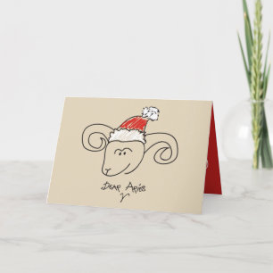 Cartes Pour Fêtes Annuelles Cool drôle de rouge d'horoscope d'astrologie de