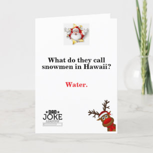 Cartes Pour Fêtes Annuelles Cool Noël papa plaisanter