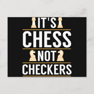 Cartes Pour Fêtes Annuelles cool ses échecs pas checkers chèques joueurs cadea