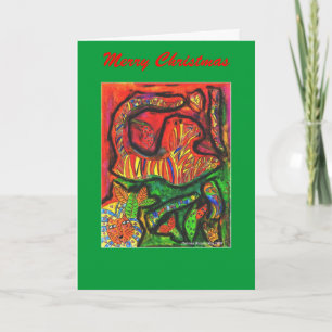 Cartes Pour Fêtes Annuelles Copie de la Jungle Esotérique, Joyeux Noël