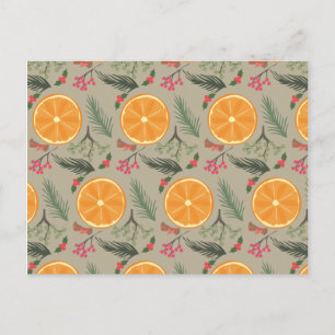 Cartes Pour Fêtes Annuelles Copie orange de guirlande de Noël