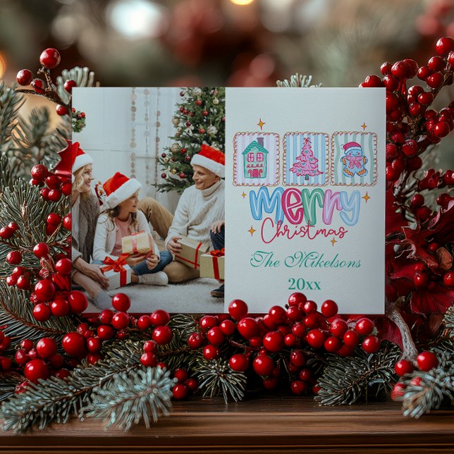 Cartes Pour Fêtes Annuelles Coquette Pastel Christmas (Créateur téléchargé)