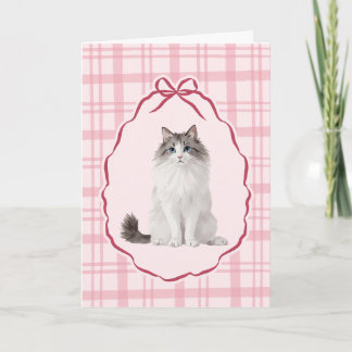 Cartes Pour Fêtes Annuelles Coquette Rag Doll Cat Valentines Day Card