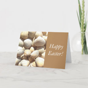 Cartes Pour Fêtes Annuelles Coquillages Été, Joyeux Coquillages de Pâques