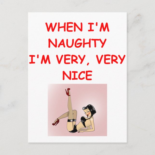 Cartes Pour Fêtes Annuelles coquin mais gentil (Devant)