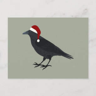 Cartes Pour Fêtes Annuelles Corbeau de Noël