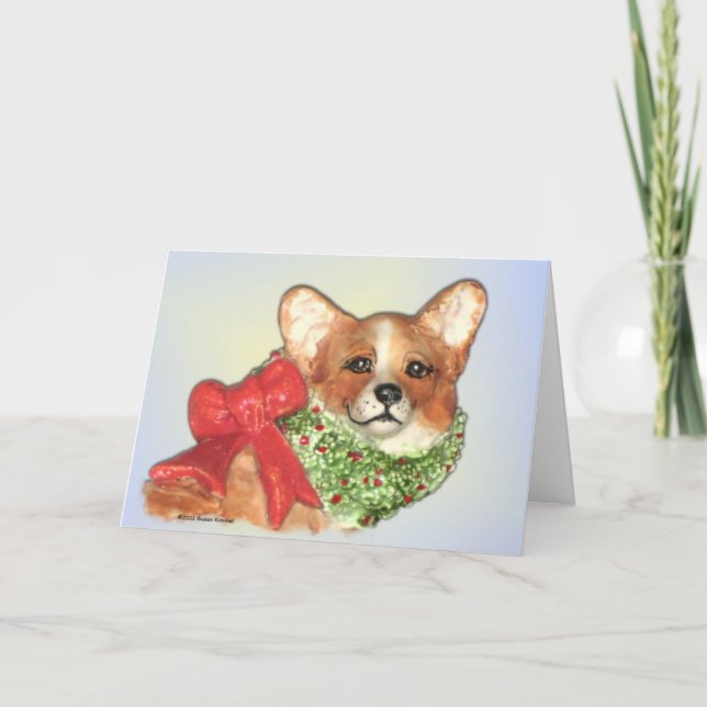 Cartes Pour Fêtes Annuelles Corgi (Devant)