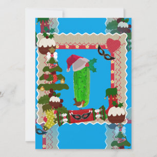Cartes Pour Fêtes Annuelles cornichon de Noël